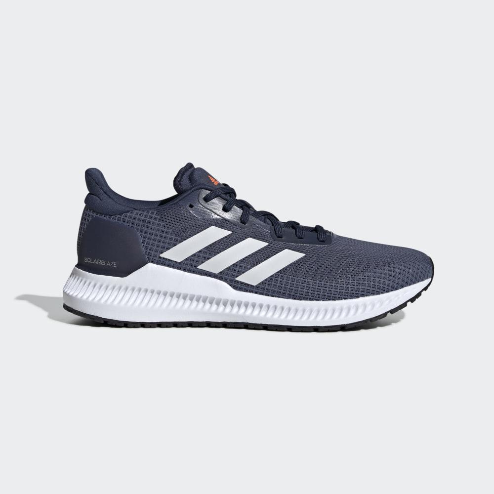 Adidas Men's Solar Blaze Walking Shoes Navy/Grey/Orange Ireland EF0811